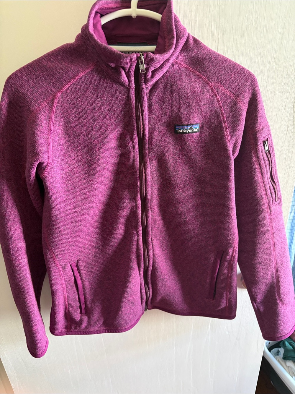 Patagonia Women's Full-Zip Fleece Jacket in Magenta